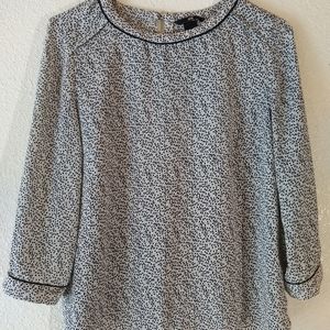 H & M polka dot and stars shirt top sz 8